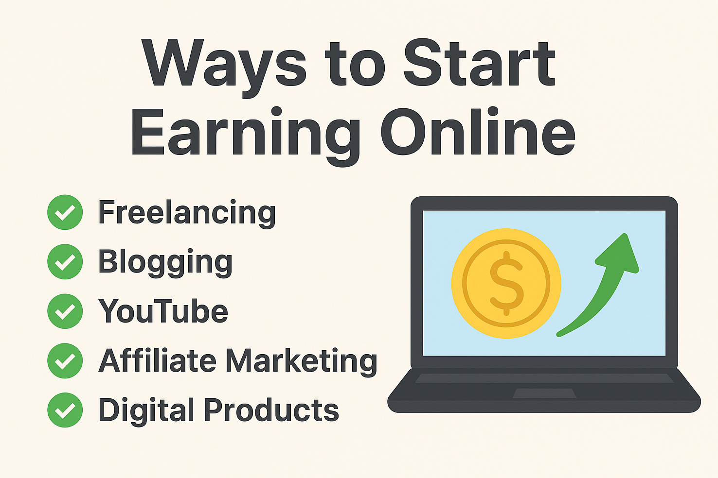 Ways to Start Earning Online